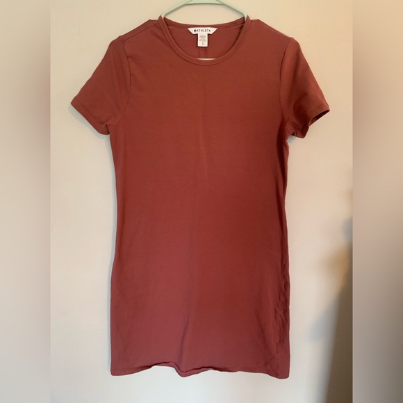 Athleta Red Rock Essential Tee Dress Size Small - Picture 2 of 6